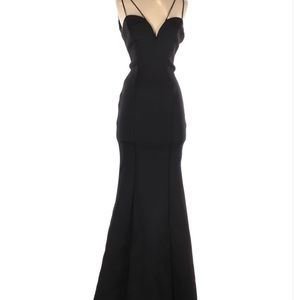 Miss Kim Long Formal Black Gown Mermaid Style | Size S